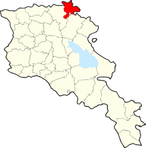Ноемберянский район на карте
