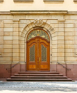 Nunnery Erlenbad Sasbach Left side portal