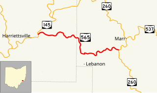 Ohio State Route 565 highway in Ohio