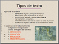 Tipos de texto