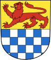 unten von Blau und Silber geschacht (Wappen von Oberwinterthur)