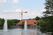 Aufnahme vom Münchner Ostpark am 25. Mai 2017.