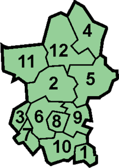 Päijänne Tavastiako udalerrien mapa