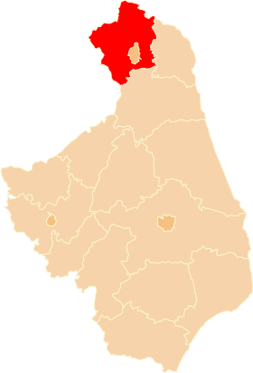 Placering af Suwałki Powiat