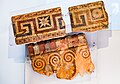 Painted architectural terracotta panels from Pyrgi - geometric and floral ornament - Roma MNEVG - 01