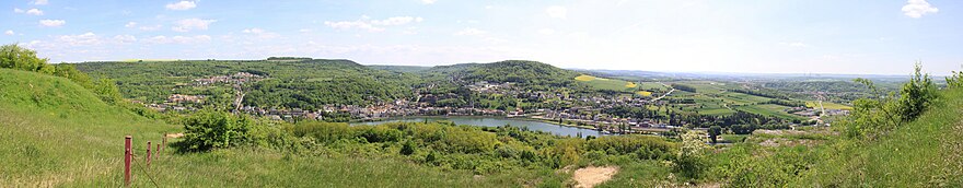 Panorama de Sierck-les-Bains vue depuis le Stromberg 180°.