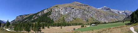 Vallon du Ponturin vu de Rosuel, en direction du nord et du mont Pourri.