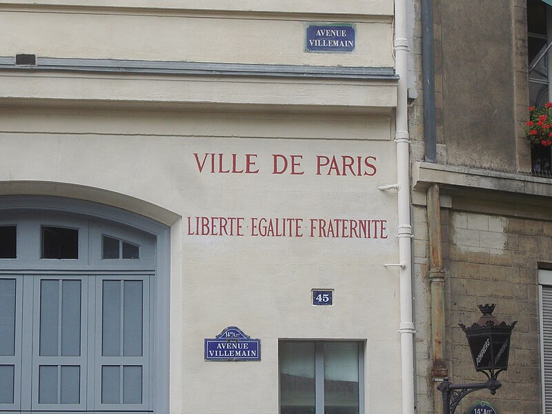 File:Paris 14e - Avenue Villemain - plaques de rue.jpg