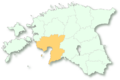 Location map of Pärnu maakond