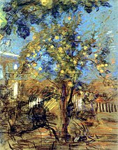 Collecting Apples, 1918, pastel on paper