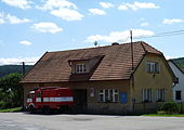 Čeština: Oběcní úřad, dům čp. 9 v obci Pavlov v okrese Havlíčkův Brod. English: House No 9 in the village of Pavlov, Havlíčkův Brod District, Vysočina Region, Czech Republic.