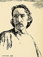 Pen and ink sketch by Wyatt Eaton, 1888 Pen and Ink Sketch of Stevenson.jpg