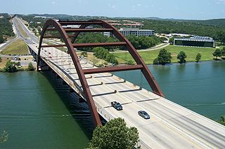 <span class="mw-page-title-main">Pennybacker Bridge</span> Bridge in Austin, Texas