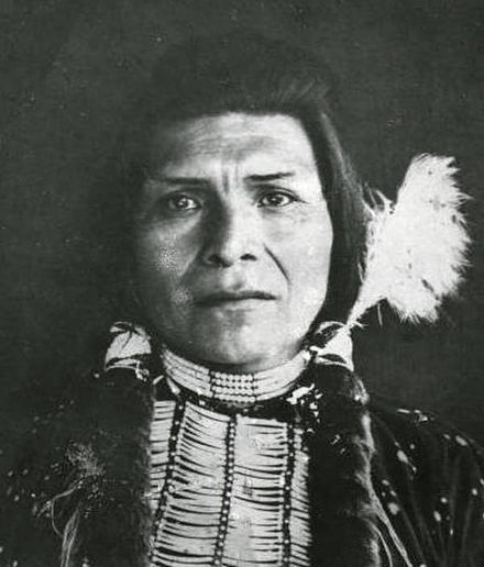 Peo Peo Tholekt, a Nez Perce warrior who helped capture the mountain howitzer at the Battle of the Big Hole