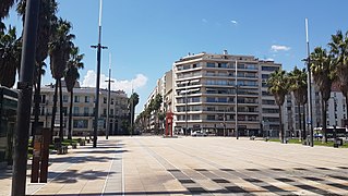 Place de Catalogne et Avenue du Général de Gaulle vue depuis la Fnac à Perpignan