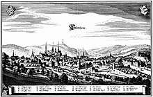 Merian-Stich, Pforzheim 1643