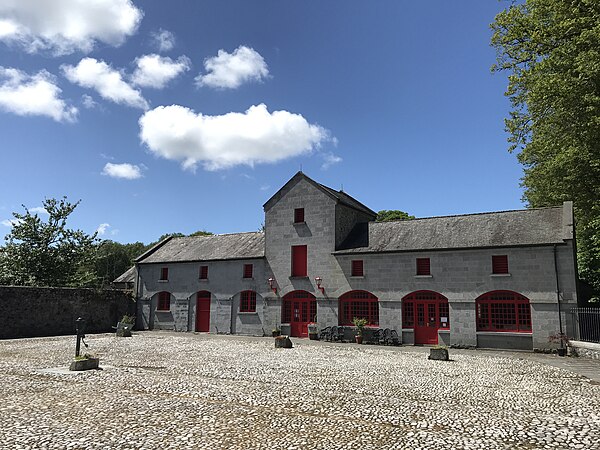 Stable yard and visitor centre of Coole Park