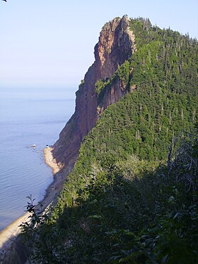 Vista desde el lado norte.