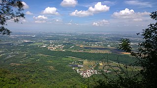 Blick von Majia nach Westen auf die Pingtung-Ebene