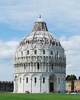 Pisa Baptistery in Pisa