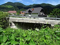 Most čez Savo v Podkorenu