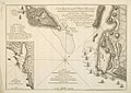 Plan of the attack against Fort Louis now Fort George, at Point à Pitre