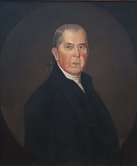 Portrait of Colonel Joseph Platt Cooke, oil on panel by William Jennys, c. 1790-1795, HAA.JPG