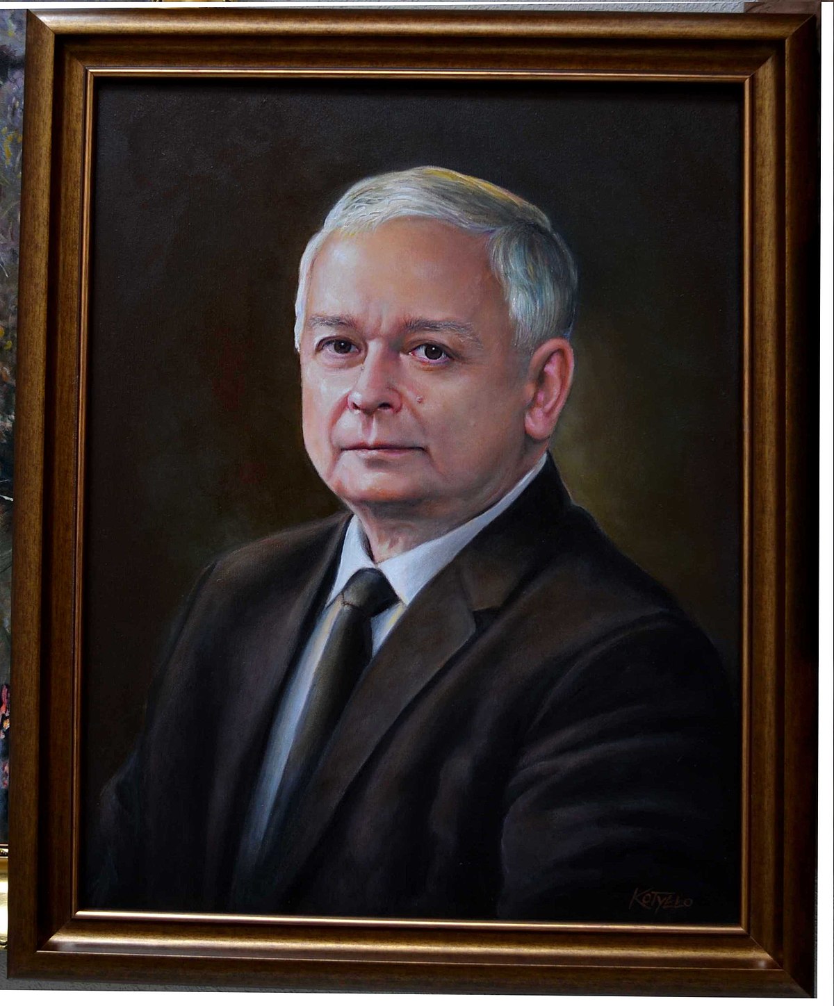 File:Portret Lecha Kaczynskiego Mal. Zbigniew Kotyłło.jpg - Wikimedia Commons