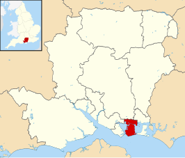 Kaart van Portsmouth