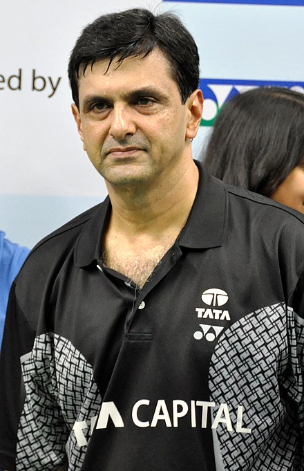 Prakash Padukone at the Tata Open championship.JPG