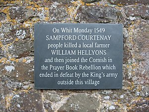 Prayer Book Rebellion, Sampford Courtenay - geograph.org.uk - 1192787.jpg