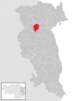 Poloha obce Puchegg v okrese Hartberg-Fürstenfeld (klikacia mapa)