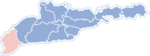 Путыльскі раён на мапе