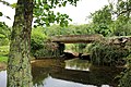 Ponte no río Barcés en Vigo.