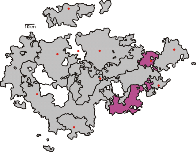 Mapa opisywanego kraju