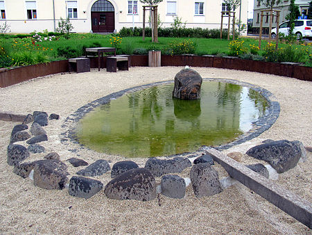 Radebeul Wasserspiel Robert Werner Platz