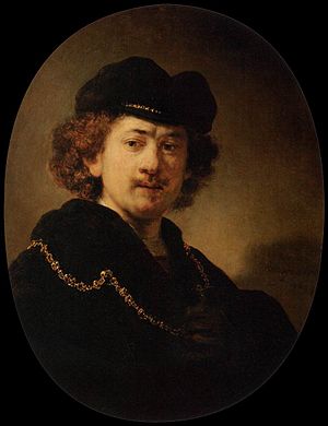 Rembrandt - Self-Portrait Wearing a Toque and a Gold Chain - WGA19210.jpg