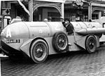 R. Stapp à Daytona Beach en 1932, sur Jupiter au châssis Voisin.