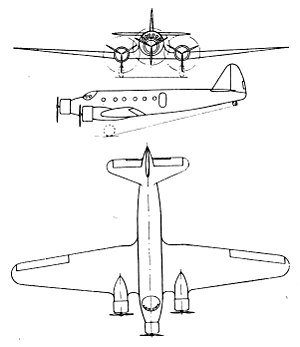 Renard R.35 3-view L'Aerophile June 1937.jpg
