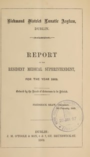 Thumbnail for File:Report of the resident medical superintendent for the year 1868 (IA b30314483).pdf