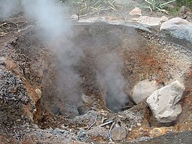 Fumarole at Rincón de la Vieja Volcano National Park, Costa Rica