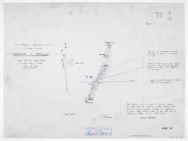 600px road sketch from gondokoro to mongulla. %28womat afr bea 114%29