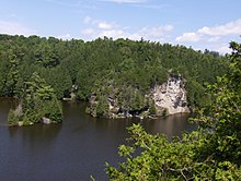 Glacial bluffs at the Rockwood Conservation Area Rockwood Conservation Area ....JPG