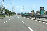 南部IIは港湾道路を国道に移管した路線（海部郡飛島村）