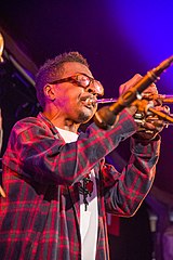 Several critics praised the inclusion of Roy Hargrove. Roy Hargrove Quintet (ZMF 2018) IMGP7112.jpg