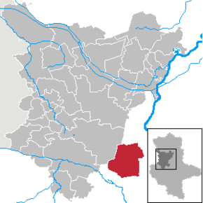 Poziția Sülzetal pe harta districtului Börde