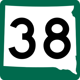 <span class="mw-page-title-main">South Dakota Highway 38</span> State highway in South Dakota, United States