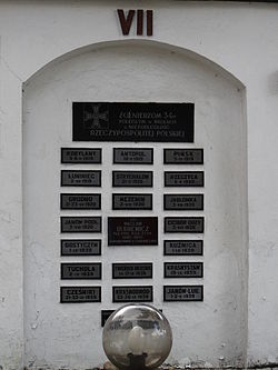 Saint Anthony church in Biała Podlaska - Memorial plaques and plates - 07.JPG