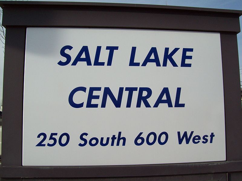 File:Salt Lake Central sign-FrontRunner.JPG