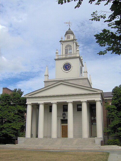 Samuel Phillips Hall, the social science and language building of Phillips Academy